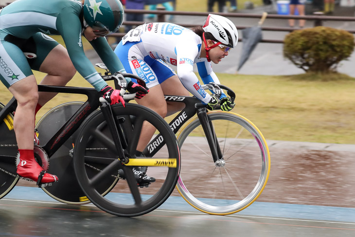 女子スプリント　前田佳代乃（京都府自転車競技連盟）が優勝