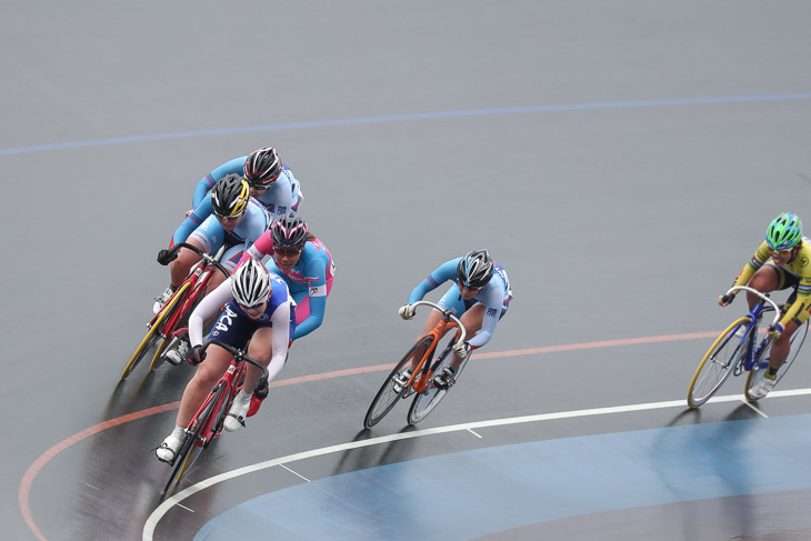 女子スクラッチ　鈴木奈央（JPCU静岡）が優勝