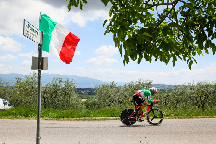 イタリア国旗とイタリアチャンピオン