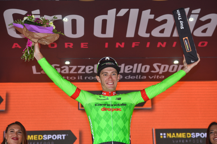 ステージ初優勝を飾ったピエール・ロラン(フランス、キャノンデール・ドラパック)