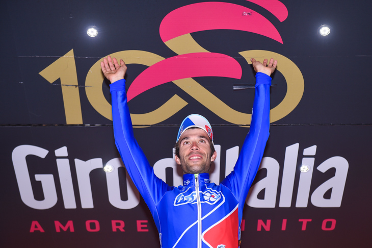ステージ初優勝を飾ったティボー・ピノ(フランス、エフデジ)