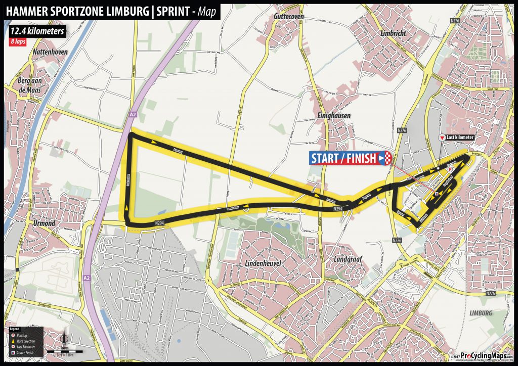 ハンマースプリント　12.4km x 8周回