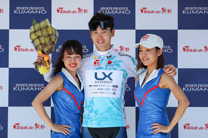 新人賞リーダーはチャ・ドンヒョン(LXサイクリングチーム)
