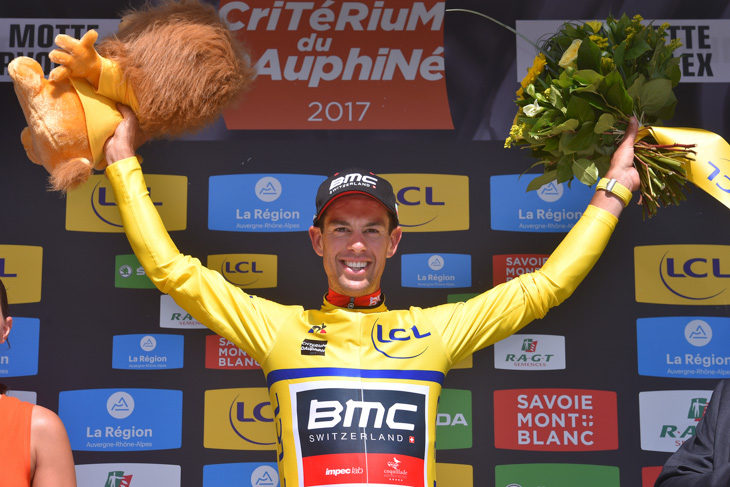 総合首位に立ったリッチー・ポート(オーストラリア、BMCレーシング)