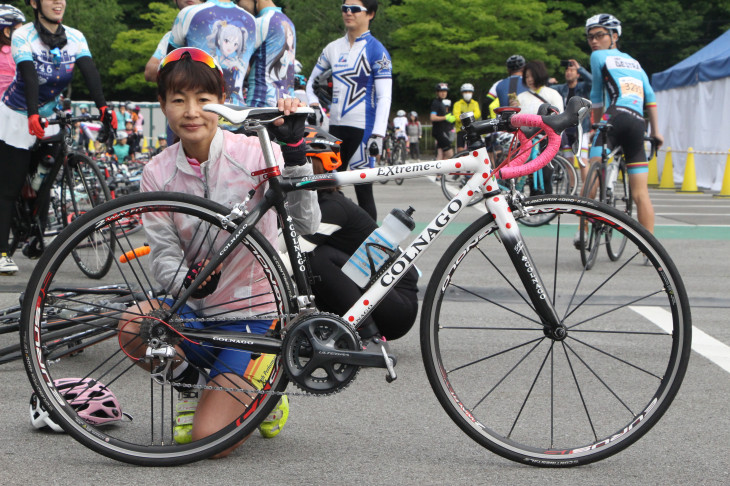 髙田陽子さん(超軽レーシング) コルナゴ Extreme-C