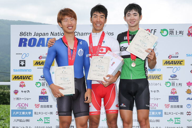 全日本選手権タイムトライアルU23で優勝した新城雄大