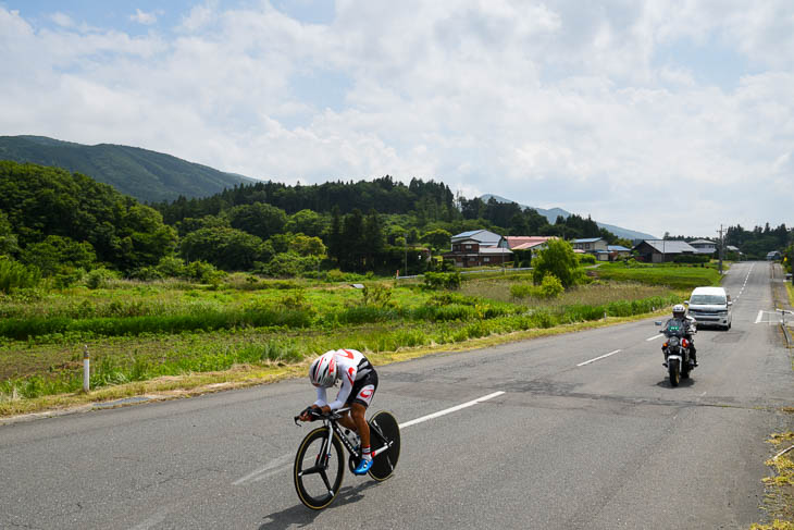青森県階上町で開催された昨年の全日本選手権個人タイムトライアル