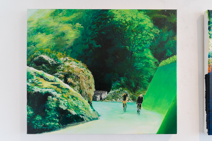 『Green Road（上勝）』2016 / acrylic on canvas