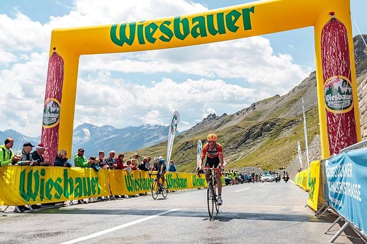 最終ステージにて山岳ポイントを重ね山岳賞を勝ち取ったピーター・ウェーニング(オランダ、ルームポット・ネダランセロテリ)