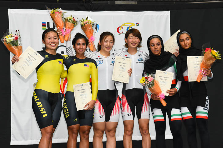 JTC1 女子マディソン表彰式