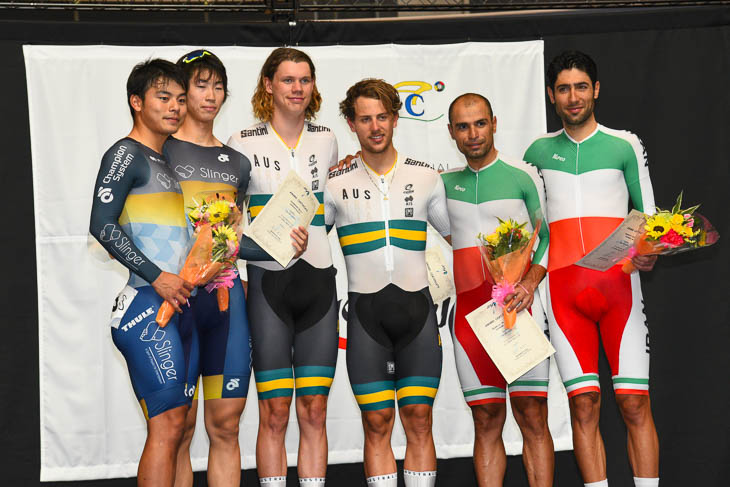 JTC1 男子マディソン表彰式