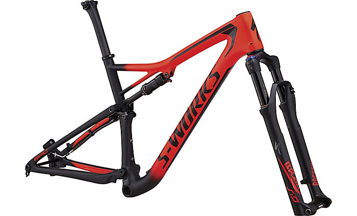 S-WORKS EPIC MEN CARBON 29 FRAMESET サテングロスロケットレッド/ブラック