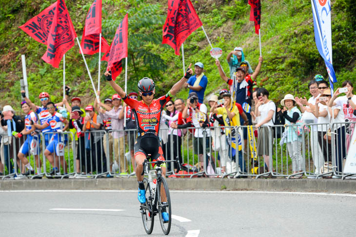 プロ初優勝を挙げた2017年Jプロツアー石川ロードレース