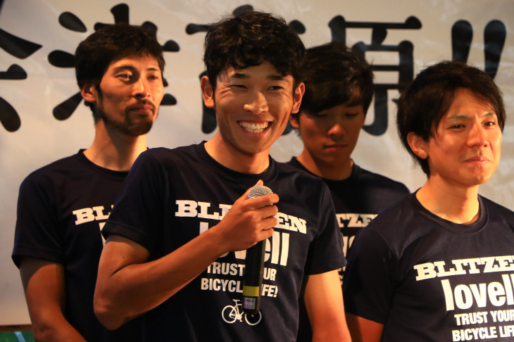 石川ロードで勝利した雨澤選手