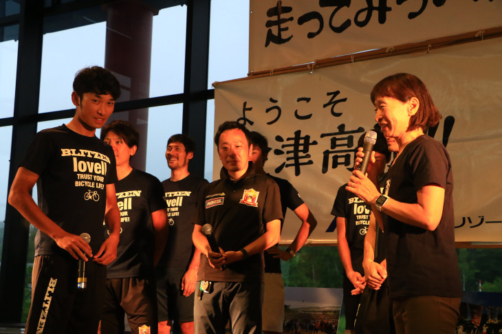 なんと雨澤選手のお母さんも駆け付けた