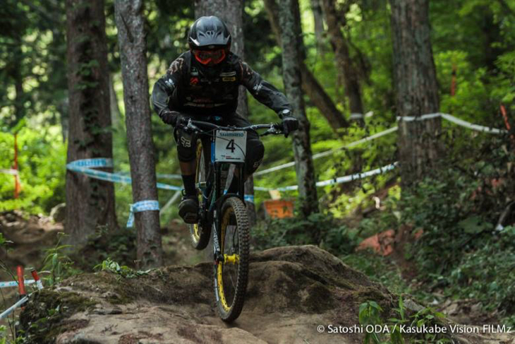 全日本MTB選手権2017ダウンヒルで勝利した井本はじめ(SRAM/SANTACRUZ)