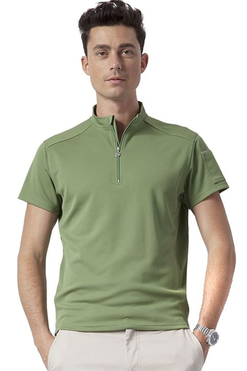 LINGE8 STOCKHOLM ZIP FRONT JERSEY（Cactus)