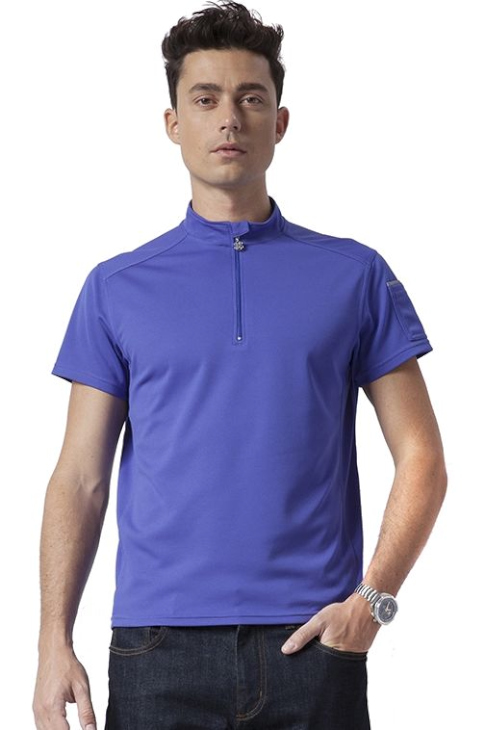 LINGE8 STOCKHOLM ZIP FRONT JERSEY（Lapis)