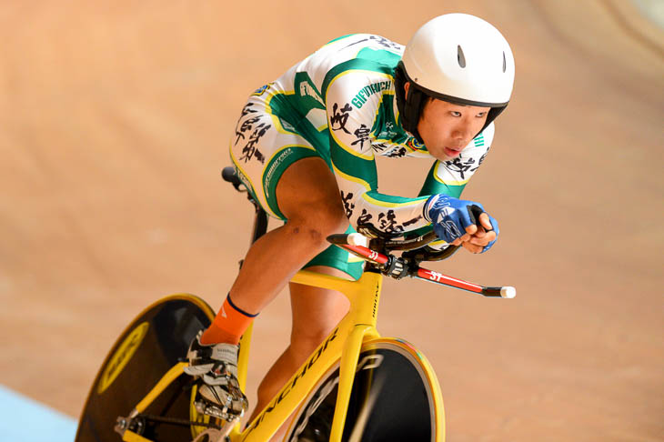 男子ジュニア3km個人パーシュート優勝　松田祥位（岐阜第一高校）