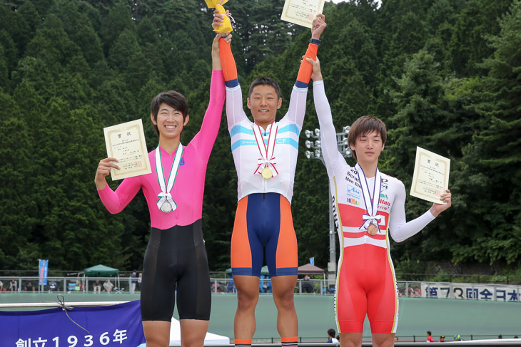男子スクラッチ 表彰