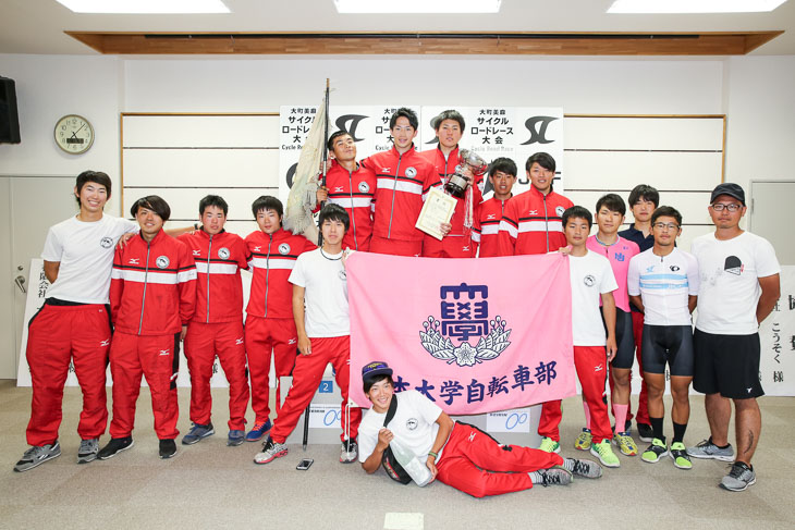 日本大学が男子大学対抗総合で4年ぶりの復活完全優勝