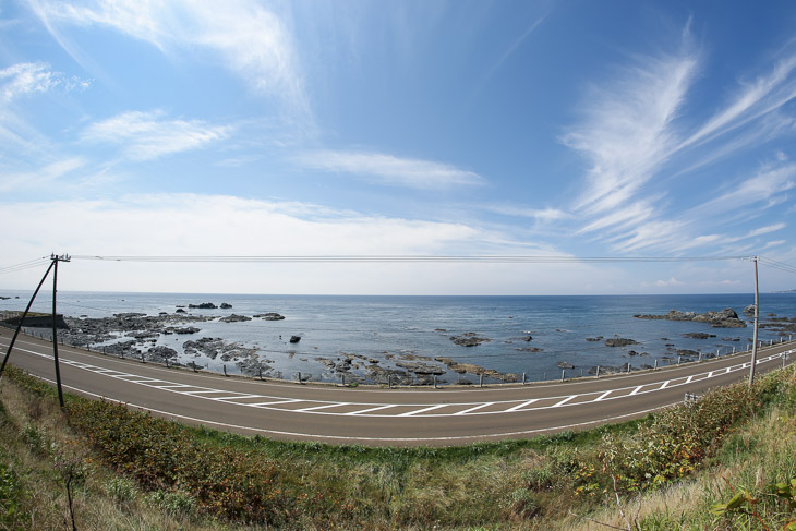 第2ステージ　北海道最南端の白神岬から津軽海峡を望む