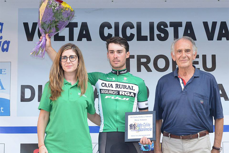 ステージ優勝のゴンサロ・セラーノ（スペイン、カハルーラル・セグロスRGA）