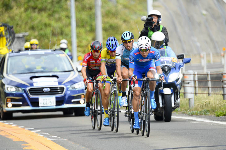 74km地点 逃げる4人