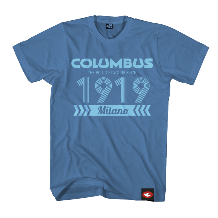 チネリ Columbus 1919 T-Shirt（スモークブルー）
