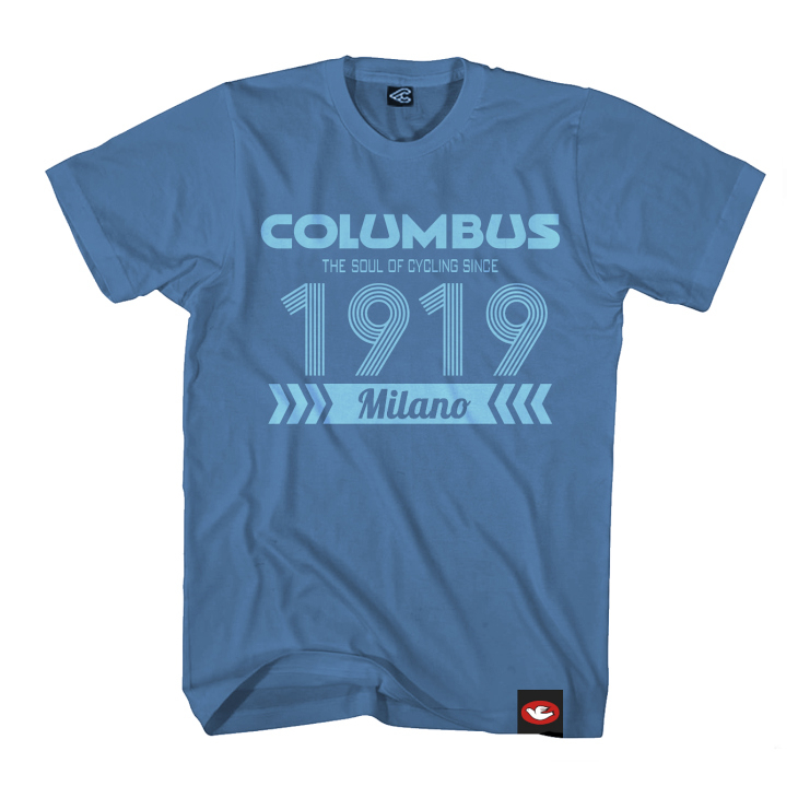 チネリ Columbus 1919 T-Shirt(スモークブルー)