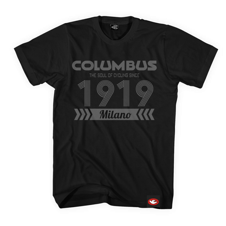 チネリ Columbus 1919 T-Shirt(ブラック)