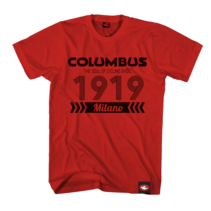 チネリ Columbus 1919 T-Shirt（レッド）