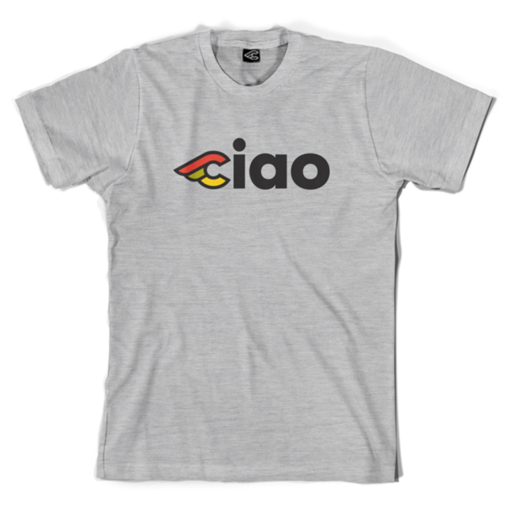 チネリ Cinelli Ciao T-Shirt（シルバーブレット）