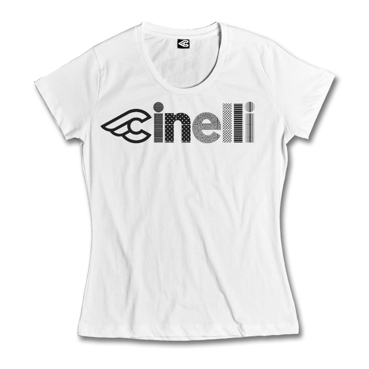 チネリ Cinelli Optical Lady T-Shirt（ホワイト）