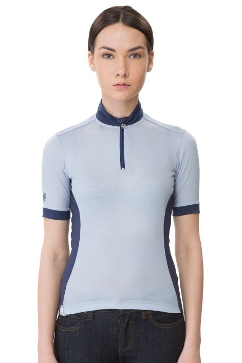 LINGE8 MARIANNE MERINO JERSEY（BabyblueIndigo）