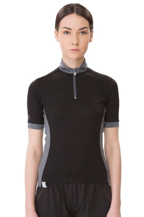 LINGE8 MARIANNE MERINO JERSEY（BlackMarl）