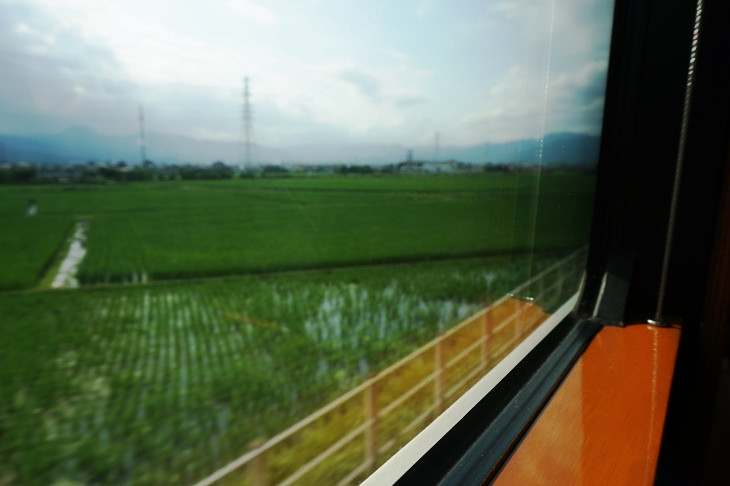 丹沢の山々を背にした田園地帯の景色は今も昔も変わらない