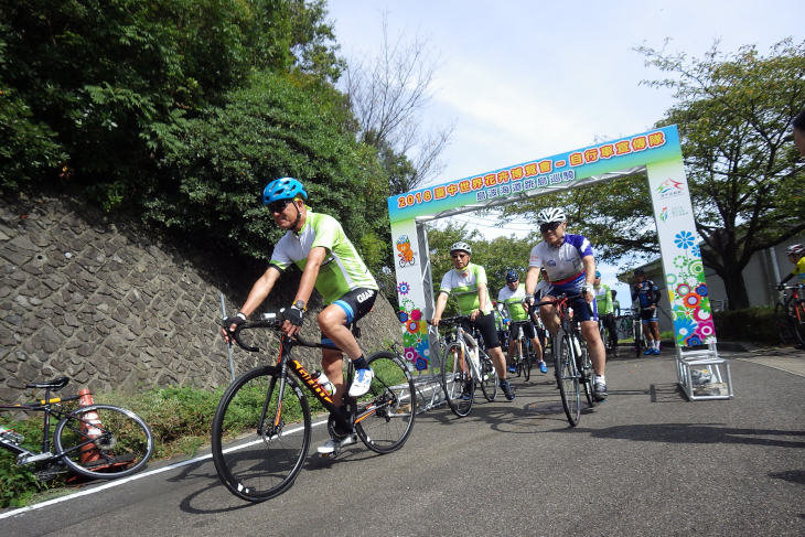 いよいよしまなみ海道へと飛び出していく