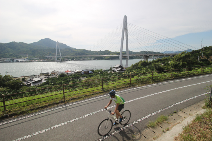 帰路は生口橋下にてフォトセッション