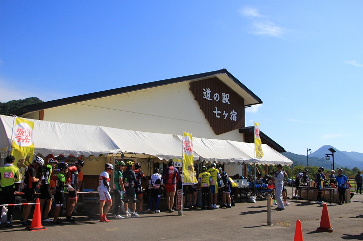 第1エイドの道の駅七ヶ宿