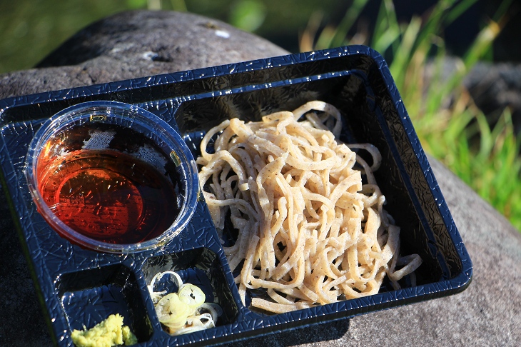 こちらがグル麺第一号、七ヶ宿の蕎麦である