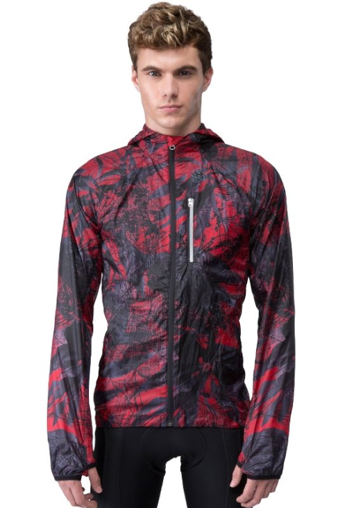 LINGE8 TROPIC PACKABLE WIND JACKET（RedMulti）