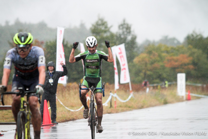 C1 優勝の山中真(MilePost BMC Racing)は第1戦の取手に続く参戦でランキングトップに躍り出た