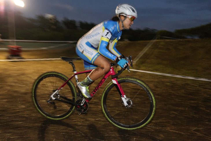 今井美穂（CO2 Bicycle）が序盤から飛ばす