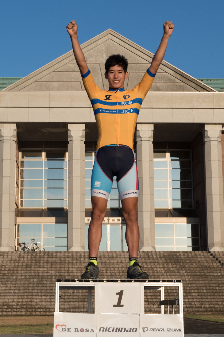 全日本学生RCSのリーダージャージを守った岡部祐太(日体大)