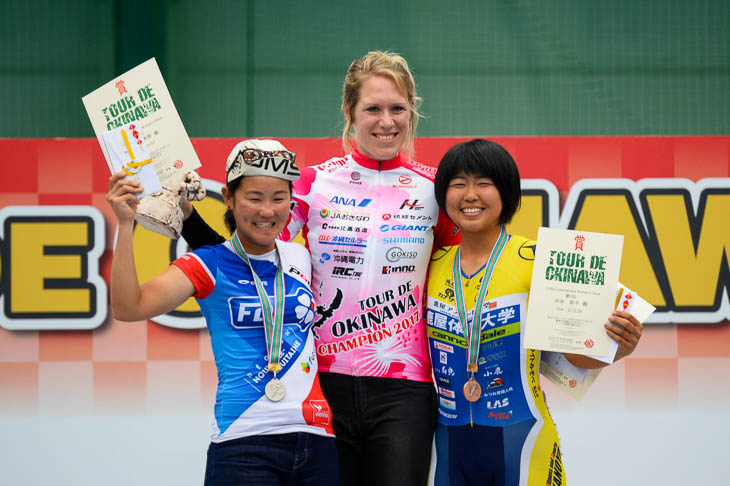 女子国際ロードレース　表彰式
