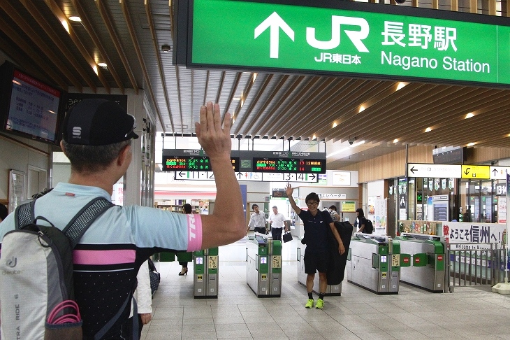 福井からやってきた特別ゲストと長野駅で無事合流!これで役者は揃いました!!