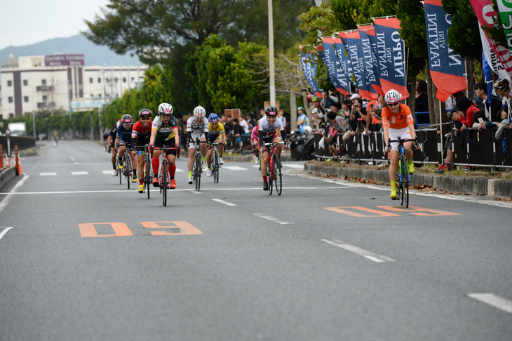 市民レディース50kmのゴールスプリント