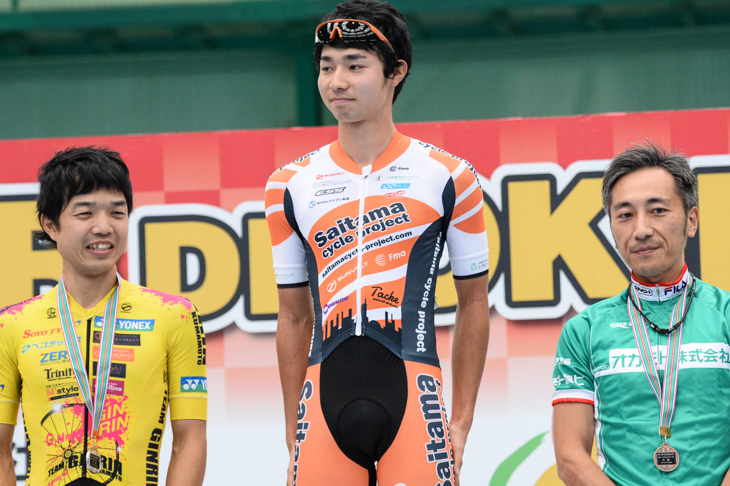 市民100kmアンダー39の部で優勝した藤田涼平(サイタマサイクルプロジェクト)