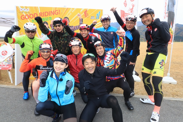 NHKBSの人気自転車番組「チャリダー」も取材に来ていた